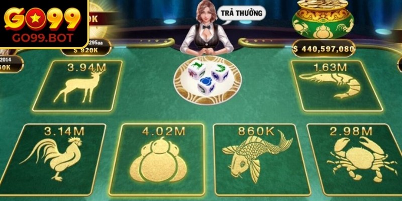 Biểu tượng xuất hiện trên xúc xắc quyết định kết quả ván